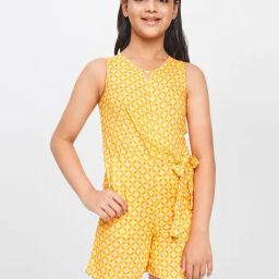 Global Desi Girl Yellow Printed Jumpsuit-image-46