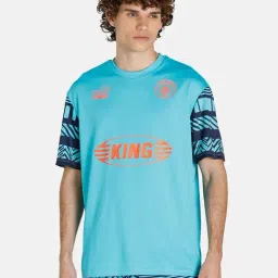 Puma Blue Printed T-Shirt-image-63