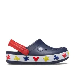 Crocs Kids FunLab Navy Back Strap Clogs-image-34