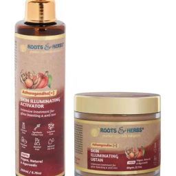 ROOTS AND HERBS Ashwagandha (+) Skin Illuminating Ubtan and Activator-76