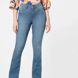 Vero Moda Medium Blue Solid Jeans-picture-19