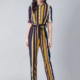 Rare Multicolor Striped Jumpsuit-38