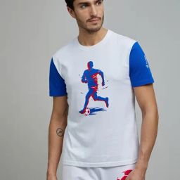 celio* FIFA White Regular Fit T-Shirt-image-55