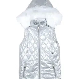Monte Carlo Kids Silver Quilted Jacket-image-17