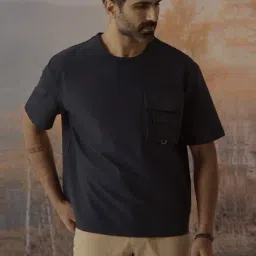 Andamen Navy Relaxed Fit T-Shirt-picture-17