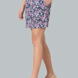 Van Heusen Navy Printed Shorts image 3