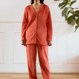 FEATHERS CLOSET V-Neck Shirt With Trouser-picture-38