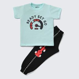Nite Flite Boys Multicolor Cotton Printed Pyjama Set-image-71