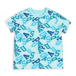 US Polo Kids Boys Blue Cotton Printed T-Shirt-picture-39