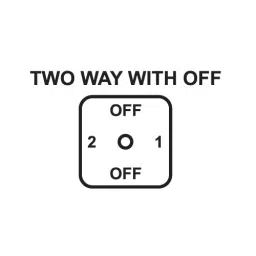 FTC 6 Amp 4 Pole Rotary Switch Two Way with Off, RS-154 image 2