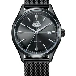 Citizen Men Brass Dial & Stainless Steel Straps Analogue Watch NH8397-80H-picture-58