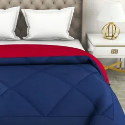 Bianca Carlson Navy & Red 210 TC Comforter - Set of 1 image 4