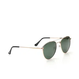 Fastrack Unisex Gold-Toned Aviator Sunglass with Polarised Lens - M277GR7PV-image-67