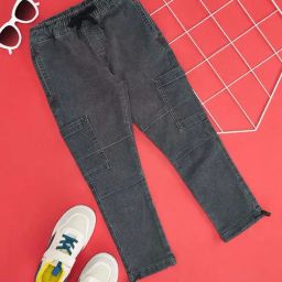 Pantaloons Junior Kids Dark Shadow Cotton Regular Fit Trouser-picture-46