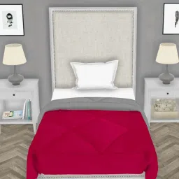 Bianca Carlson Red & Brown 210 TC Comforter - Set of 1 image 2