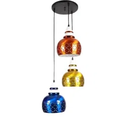 ELIANTE Hanging Light Multicolor Corded Electric Indoor Semi Flush Mount-picture-25
