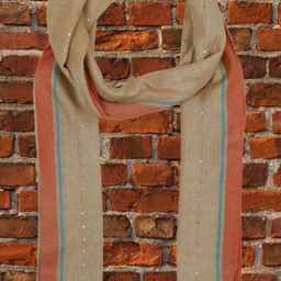Dupatta Bazaar Women Woven Design Stole With Tasselled Border-image-92