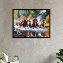Art Street Blue Synthetic Wood Wall Art For Home D¿cor-image-69