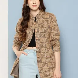 Aarika Brown Wool Abstract Cardigan-picture-49