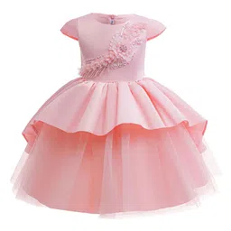 StyleCast x Revolte Girls Solid Applique Balloon Dress-image-69