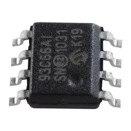 MICROCHIP Eeprom Serial, 4KBIT, 2MHZ, SOIC-8, 93C66A-I/SN.-17