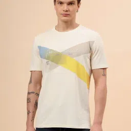 Cantabil Beige Printed T-Shirt-picture-8