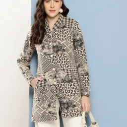 Aarika Fawn Wool Abstract Cardigan-picture-42