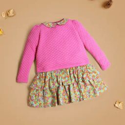 Cherry Crumble By Nitt Hyman Girls Multi Casual Dress-image-17