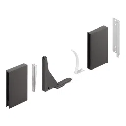 Hafele Metallic Anthracite Panel Holder Kit for Matrixbox Premium Gallery Railing System, 551.60.999-picture-37