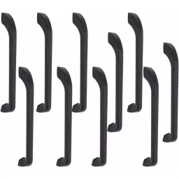 Atom Zinc Black Glossy Finish Cabinet/Drawer Handle, CH-ZN-252-BLK-10-110 (Pack of 10)-image-11