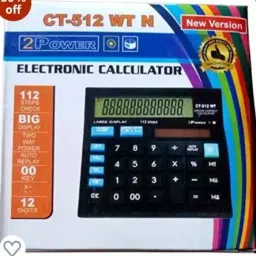 Generic CT512 WT N Electronic Calculator (Black)-0