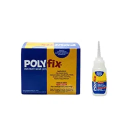 POLYFIX Instant General Purpose Glue 20 g for Shoe Footwear Industry Cyanoacrylate Adhesive (Pack of 25)-image-7