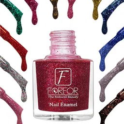 FORFOR Glitter Set Of 6 Nail Polish-5ml Each-96-97-98-89-90-92-19