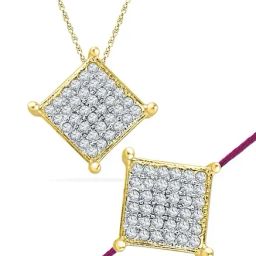 Sri Jagdamba Pearls 92.5 Sterling Silver & 0.12 ct Diamond Rakhi cum Pendant-image-13