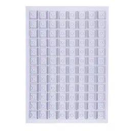 Abdos P10804 Silicone Rubber Square Well Sealing Mat-11