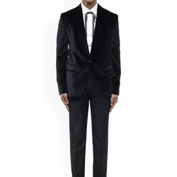 SDS By Kushal Shah Single-Breasted Three-Piece Suit-image-59