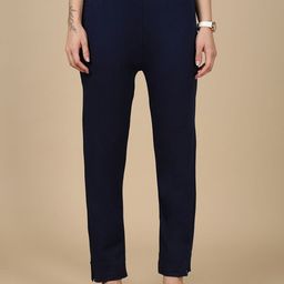 indian flower Women Original Easy Wash Trousers-image-50