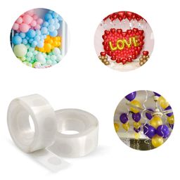 Zyozi 100 Pieces (1 Roll) Glue Points Removable Balloon Glue Points Double Sided Dots Tape -(Set of 2)-picture-19