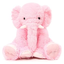 Frantic Premium Soft Toy Lucky Elephant Pink  for Kids - 32 cm-13