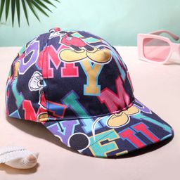 Babyhug Disney Summer Cap With Mickey Mouse Graphics - Multicolour-image-3