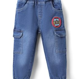 Mark & Mia Denim Full Length Jeans With Side Pocket Detailing - Light Blue-image-27