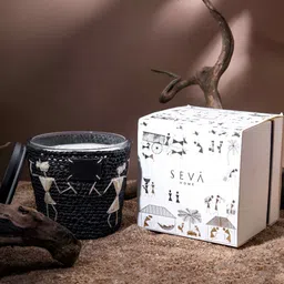 Seva Home Black 1 pieces Jar Candle-image-8
