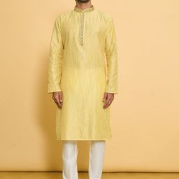 Arihant Rai Sinha Men Embroidered Regular Thread Work Kurta with Churidar-picture-39