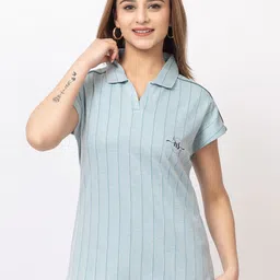 GFO Mandarin Collar Cotton Top-picture-18