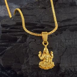 ADMIER Gold-Plated Contemporary Pendants with Chains-58