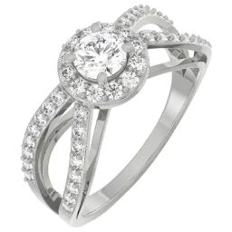 Emori 14k White Gold & Diamond Royal Crown Ring-picture-44