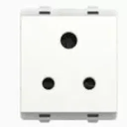 Schneider Electric 6A 3 Pin Socket Outlet With Shutter, White P2005NS-24