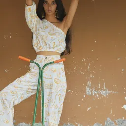 Happi Space Multicolored Storm Pants In Scribble Print image 2