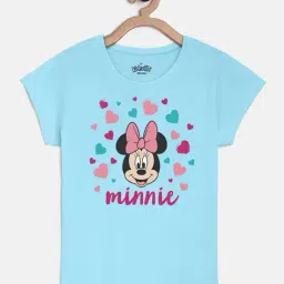 Mickey & Friends Printed Tshirt For Kids Girls-image-8