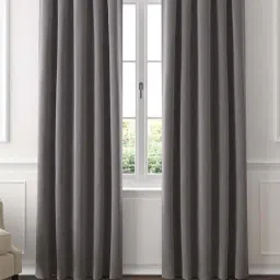 GM Dark Grey Polyester Curtain - Set of 2-37